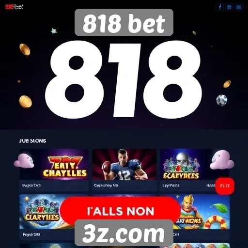 Principais jogos disponíveis na plataforma 818 bet