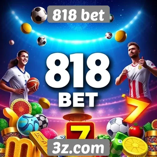 Variedade de jogos disponíveis no 818 bet